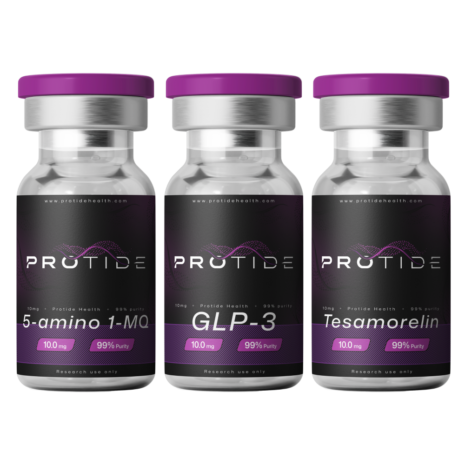 Research Bundle (GLP-3, 5-Amino 1-MQ, Tesamorelin) Research Bundle (GLP-3, 5-Amino 1-MQ, Tesamorelin)