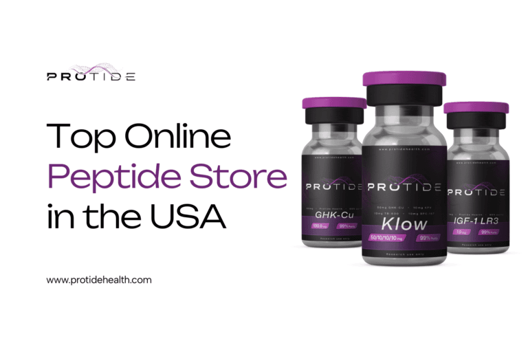 Top 6 best online peptide stores in the USA for 2026 featuring research grade peptide vials verified for purity.