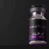GLP-2 10mg peptide vial with black background from Protide Health.