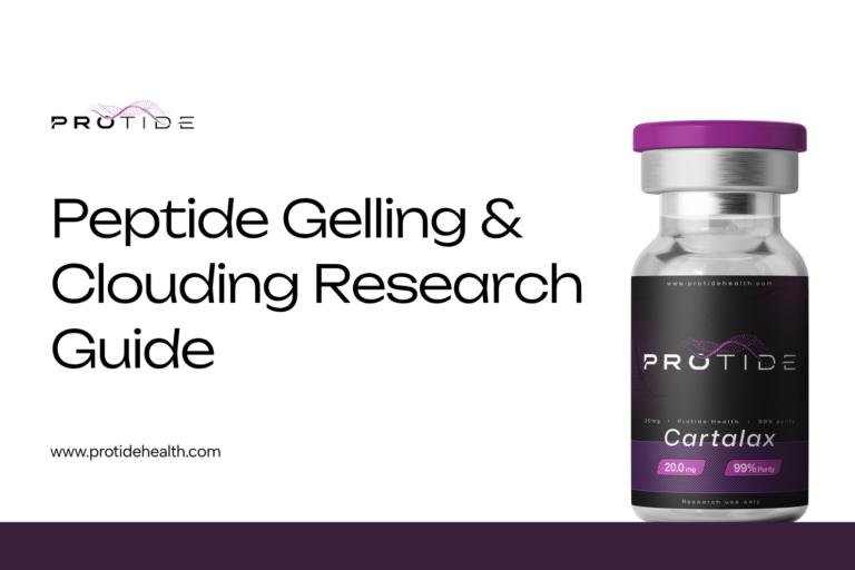 Peptide research guide on cloudiness and gelled issues