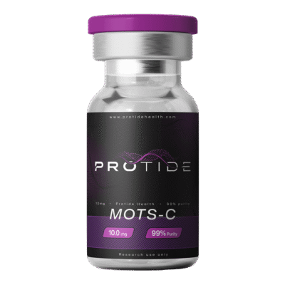 MOTS-C 10mg peptide from Protide Health for Mitochondrial Function and Energy.