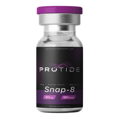 Snap-8 10mg peptide vial from Protide Health.