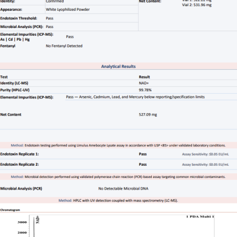 Screenshot 2026-07-28 at 2.20.30 PM NAD+ 500mg july 27th coa